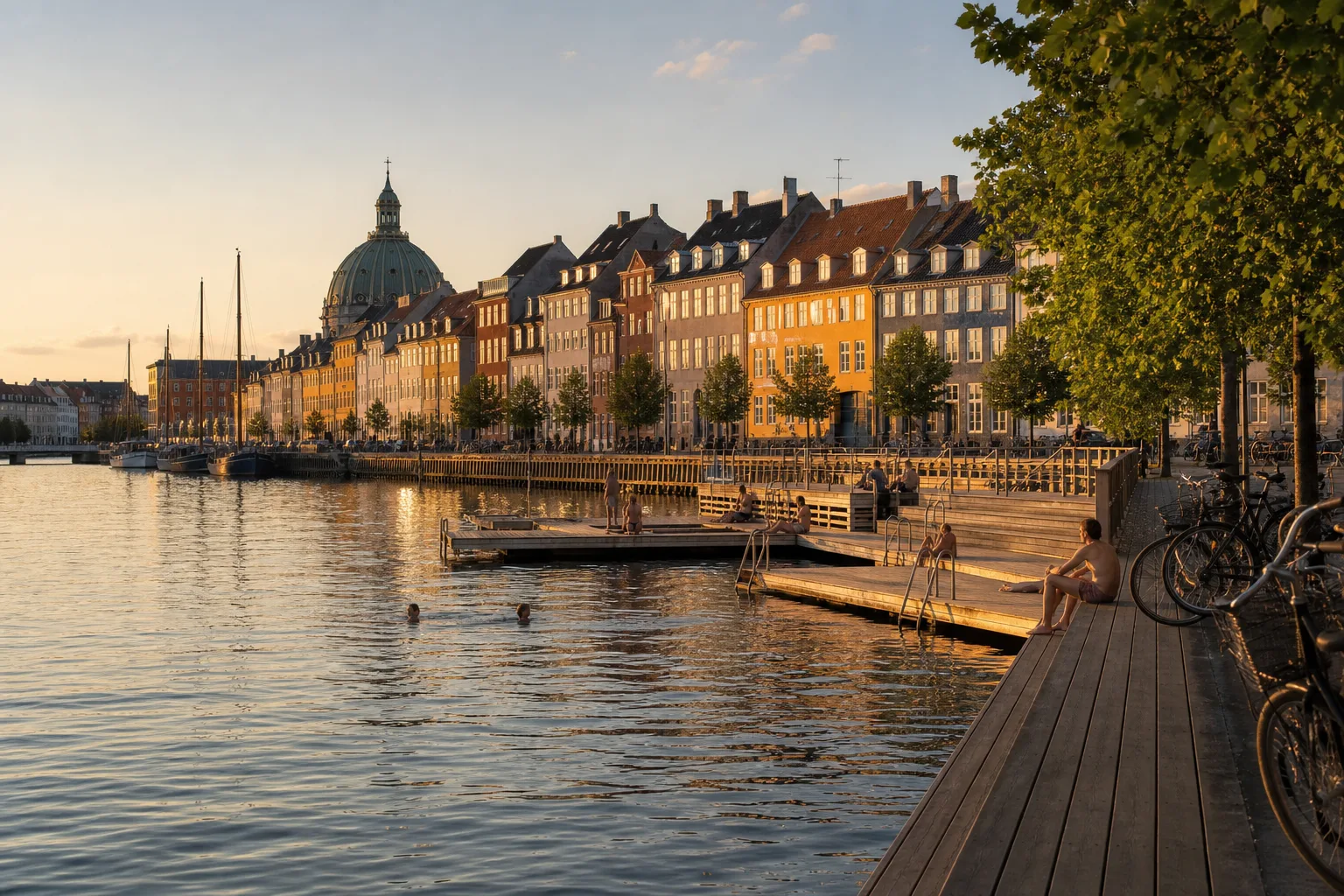 Copenhagen Summer Harbour